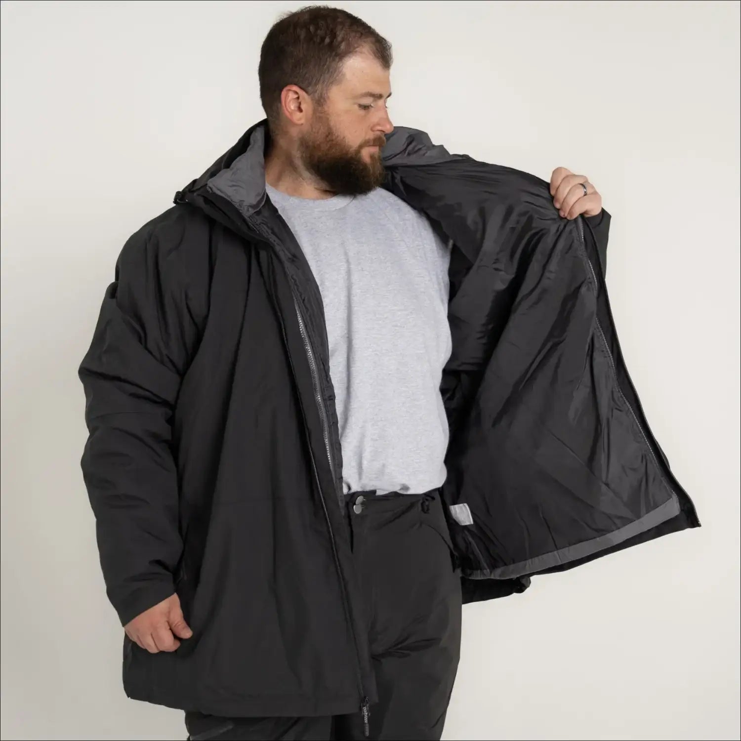 Black winter coat from Men’s Big 2X-7X 3-in-1 Winter Ski Snow Jacket Altitude II Snow Country Outerwear