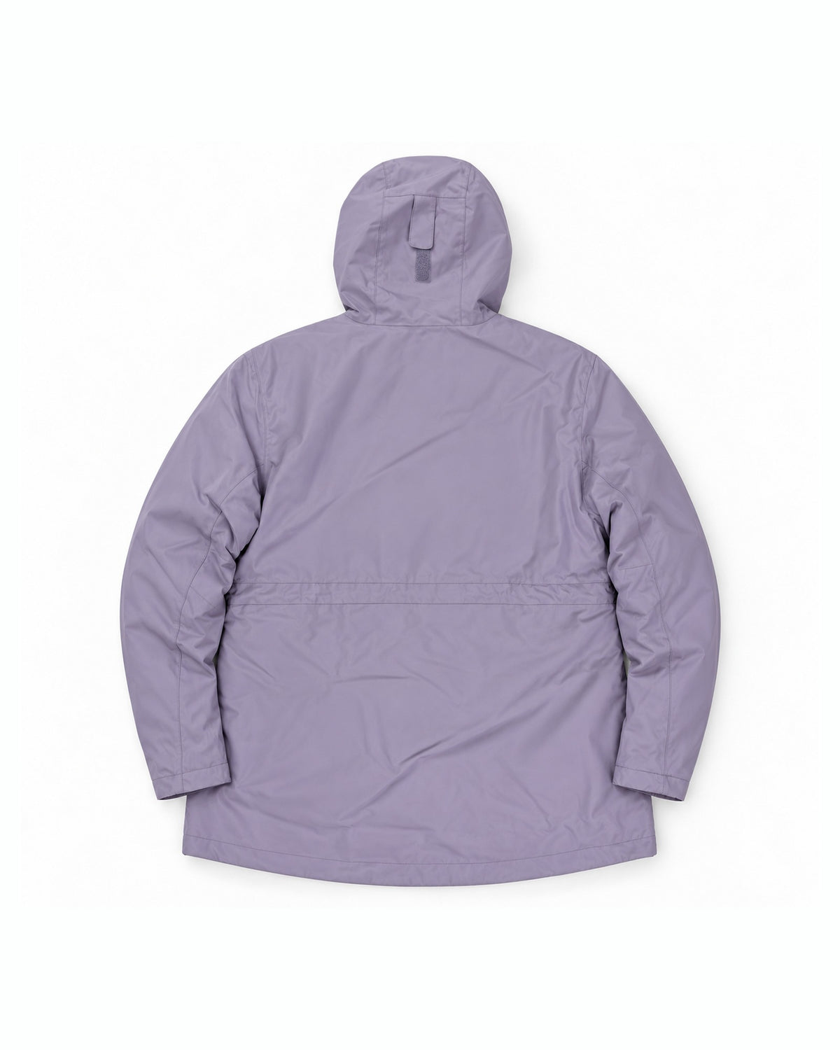 Lavender Swiss Systems women's plus size 3 in 1 winter jacket, shell, back