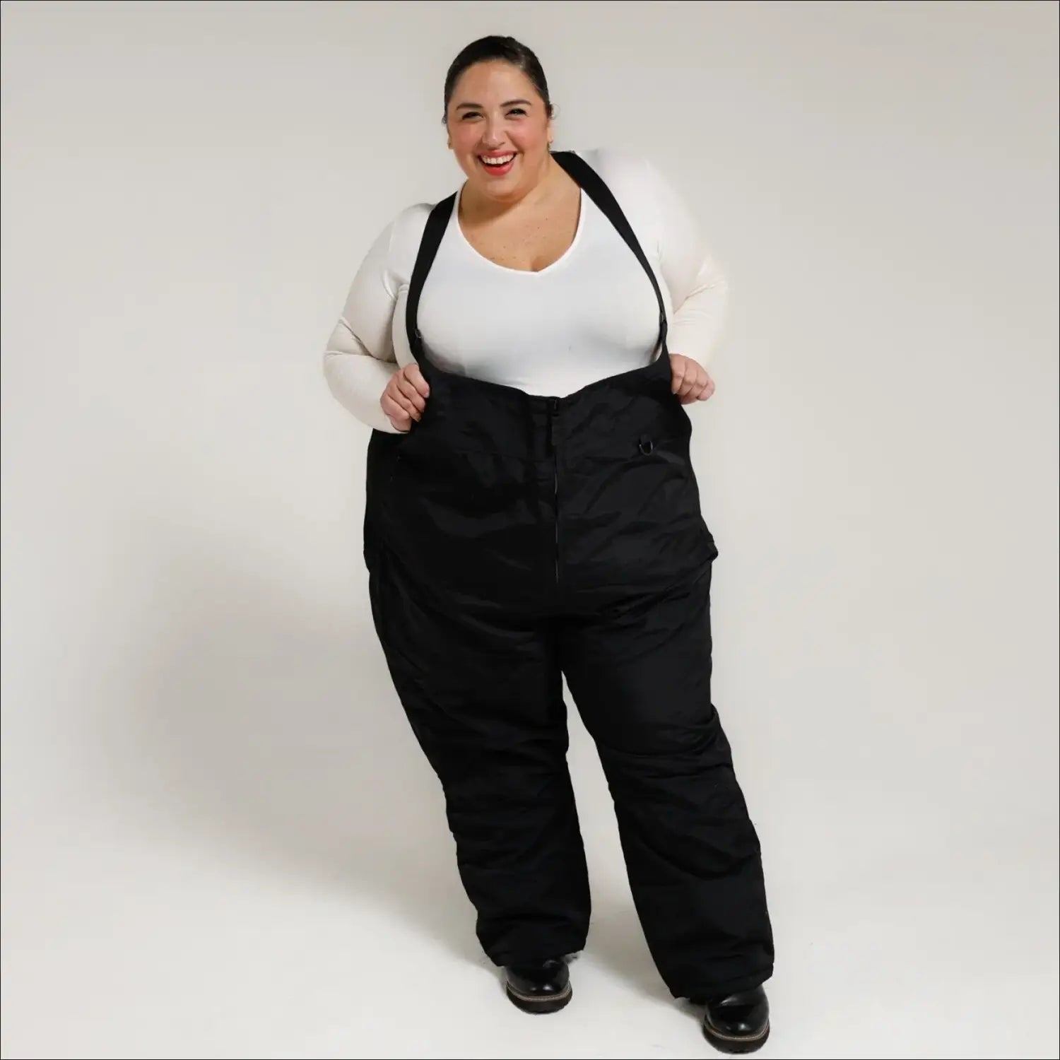 Black Snow Bib Overalls from Snow Country Outerwear Women’s Plus Size Vertex collection