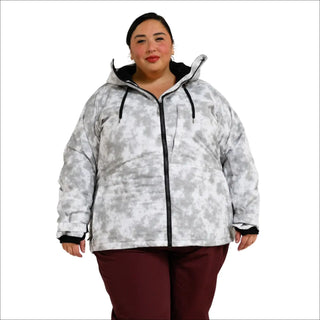 Plus-size women’s snowboarding ski coat jacket in winter outerwear collection