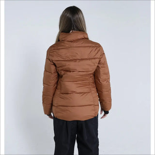 Brown Puffer Jacket in Snow Country Outerwear Women’s Lexington Puffy Synthetic Down Jacket