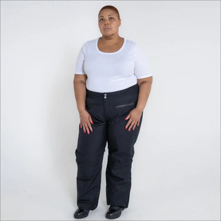 Black snow pants for Women’s Plus Size Trax Winter Ski Insulated Snow Outerwear