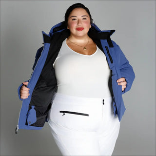 Blue winter jacket from Snow Country Outerwear Womens Plus Size Vail Ski Coat