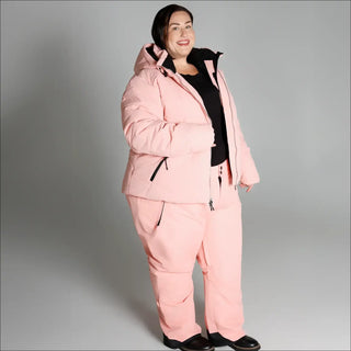 Pink plus-size snow suit from Snow Country Outerwear Womens Plus Size Vail Ski Coat Jacket clearance