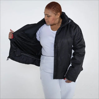 Plus size black winter jacket on Women’s Gemini Insulated Snow Ski Coat outerwear