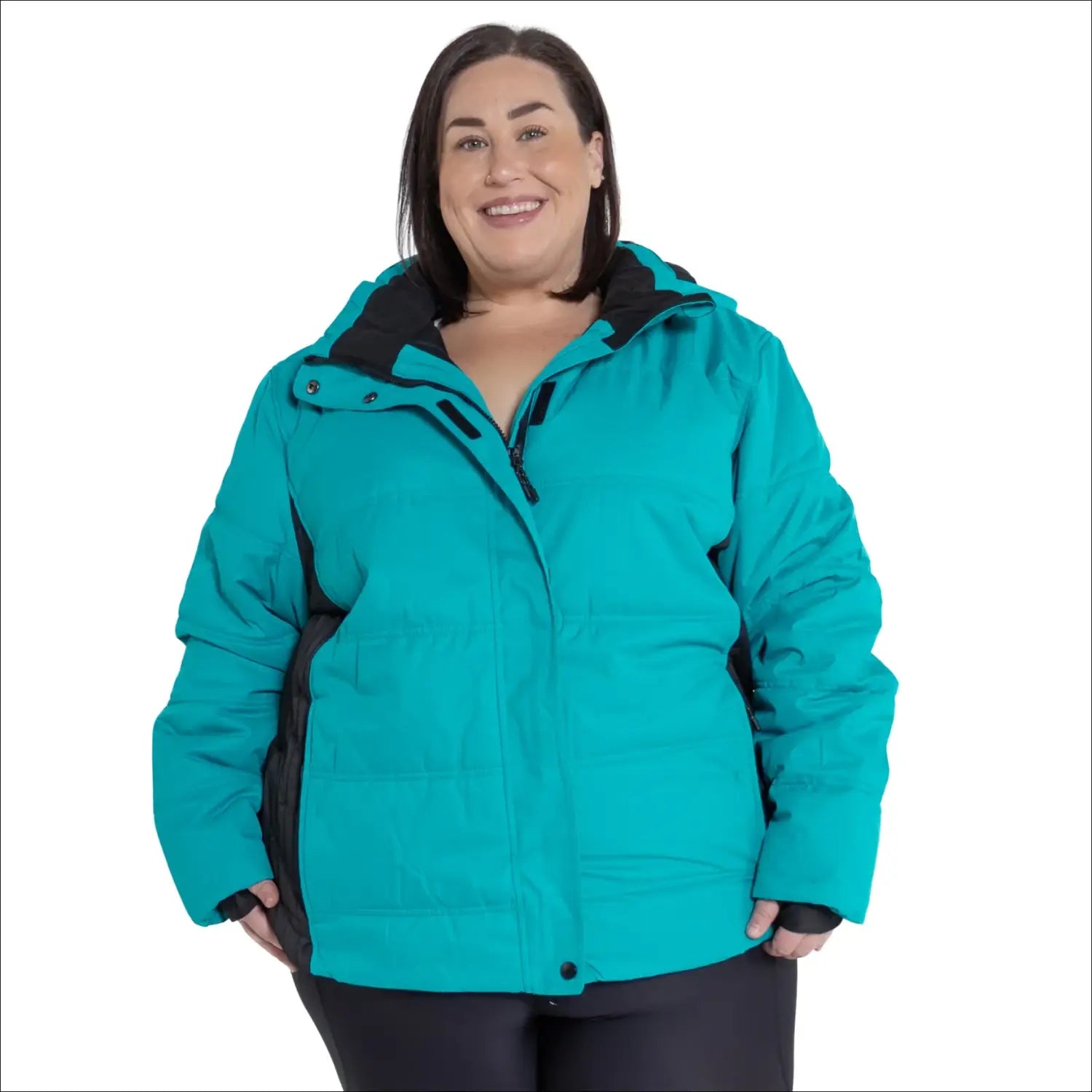 Teal puffer jacket from Snow Country Outerwear Womens Aspen Ski Jacket Coat