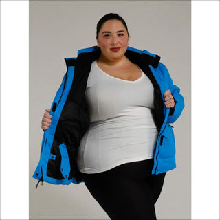 Blue winter jacket from Snow Country Outerwear Womens Aspen Ski Jacket Coat