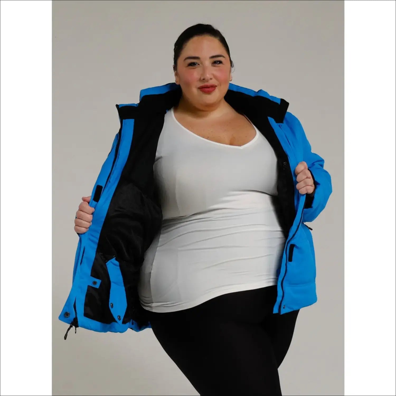 Blue winter jacket from Snow Country Outerwear Womens Aspen Ski Jacket Coat