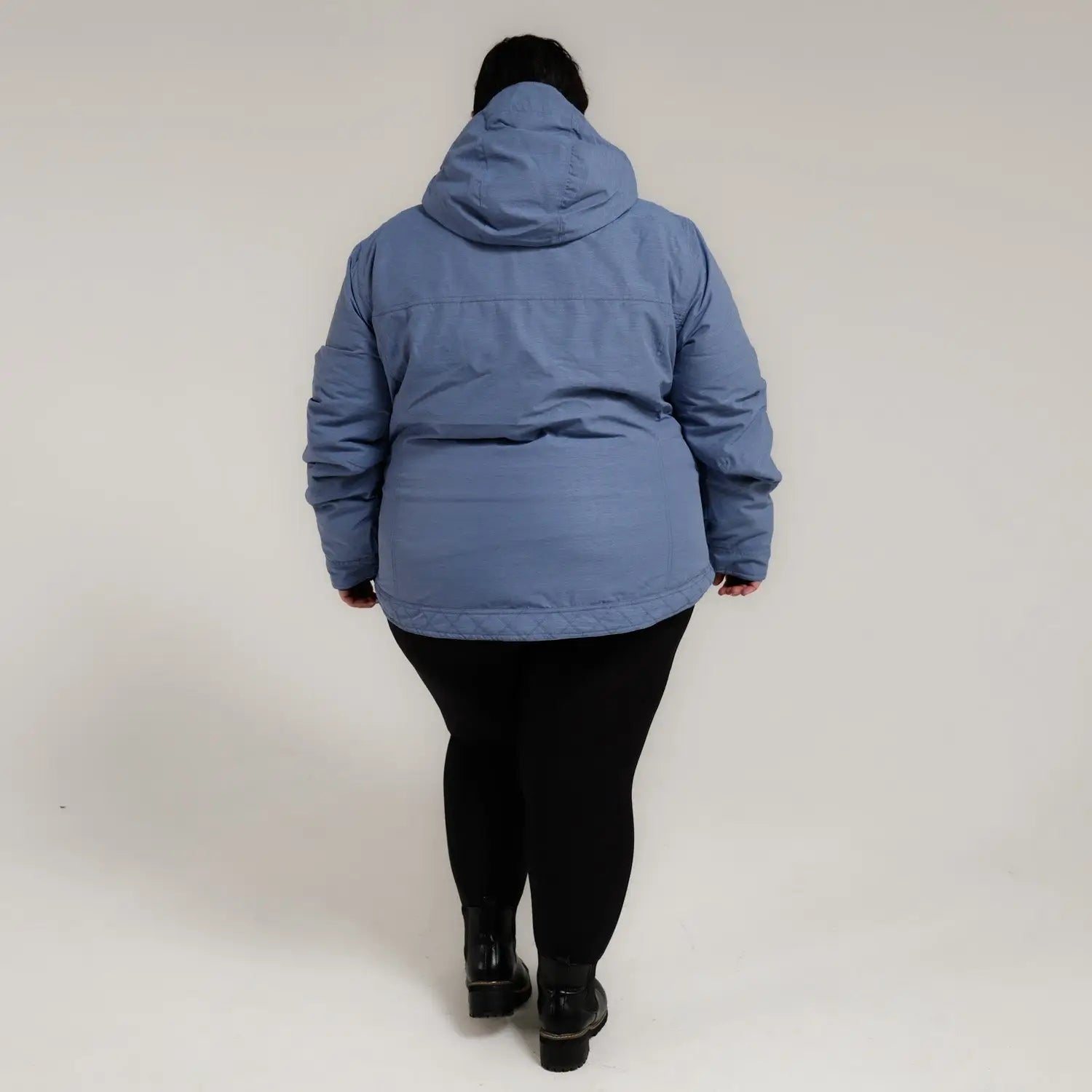 Blue hooded winter coat from Women’s Plus Size Insulated Snowboard Ski Jacket
