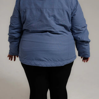 Blue padded Women’s Plus Size Insulated Snowboard Ski Coat Winter Sugarcoat Outerwear