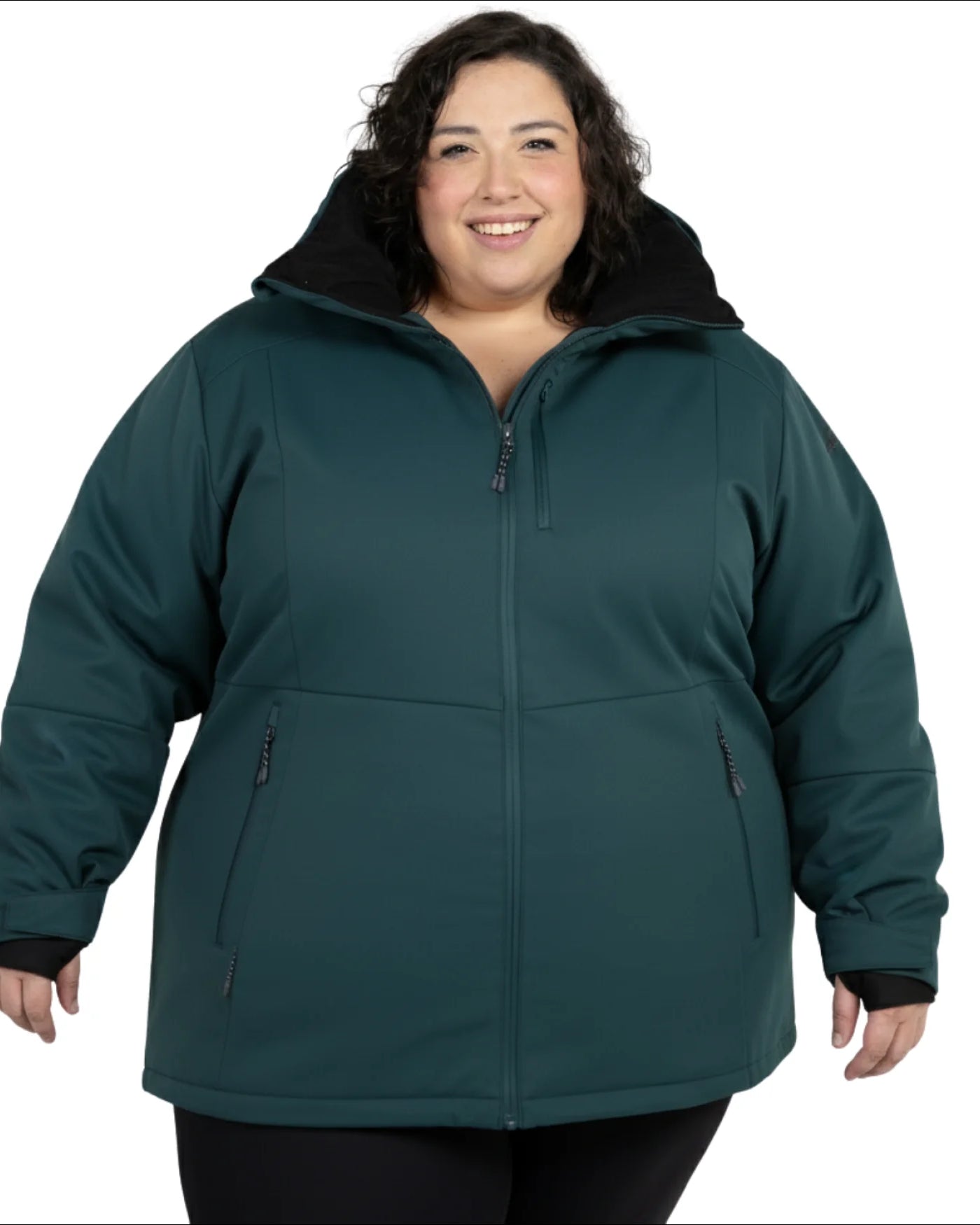 Snow Country Outerwear Women's Plus Size 1X-6X Heavy Insulated Winter Softshell Coat Siberian