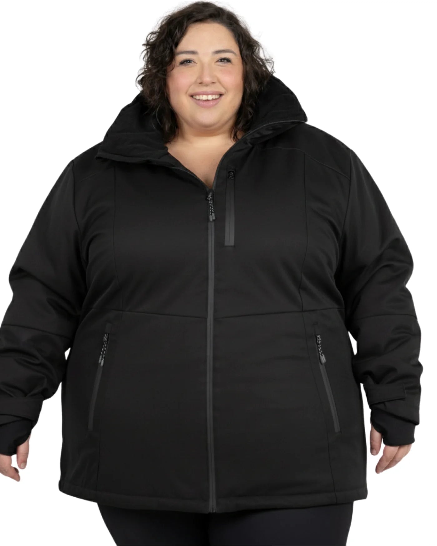 Snow Country Outerwear Women's Plus Size 1X-6X Heavy Insulated Winter Softshell Coat Siberian