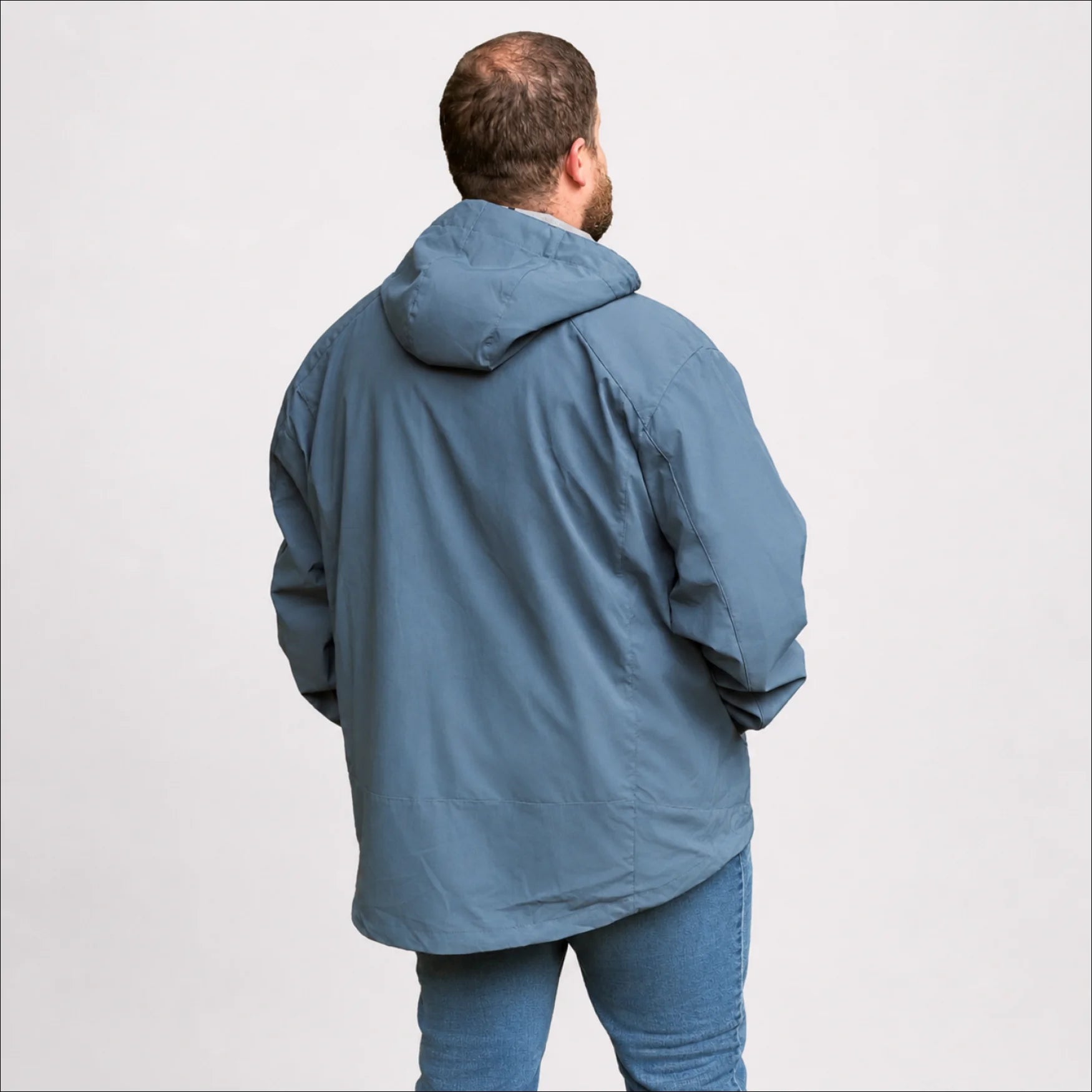 Mens Big Rain Jacket Waterproof Hooded 2XL-7XL Mystique