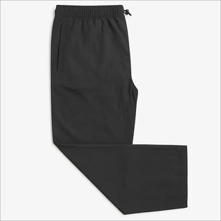 Folded black athletic pants from Plus Size 1X-6X Women’s Packable Rain Pants collection