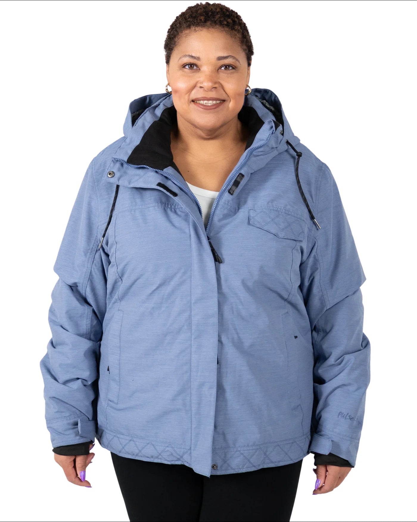 Women’s Plus Size 1X-6X Insulated Snow Board Jacket Ski Coat Winter Sugarcoat Outerwear