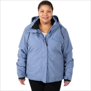 Women’s Plus Size 1X-6X  Insulated Snow Board Jacket Ski Coat Winter Sugarcoat Outerwear