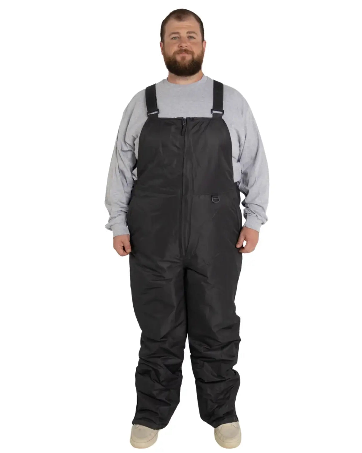 Black insulated bib overalls for skiing and snowboarding from Snow Country Outerwear