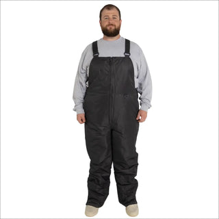 Black insulated bib overalls for skiing and snowboarding from Snow Country Outerwear