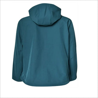 Teal Hooded Jacket from Pulse Women’s Plus Size Soft Shell Jacket 1X Clearance