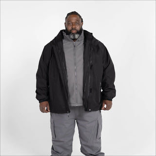 Snow Country Outerwear Men's 3in1 Winter Coat Cascade 3XL-7XL