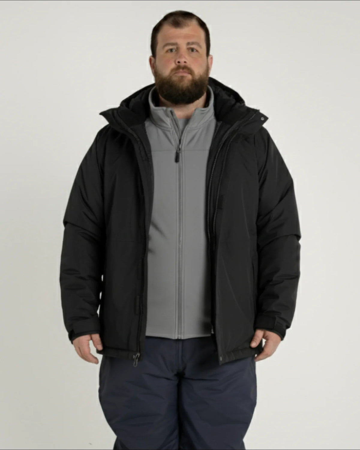 Snow Country Outerwear Men's 3in1 Winter Coat Cascade 3XL-7XL