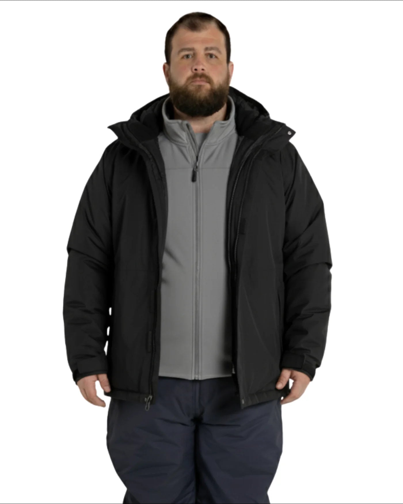 Snow Country Outerwear Men's 3in1 Winter Coat Cascade 3XL-7XL