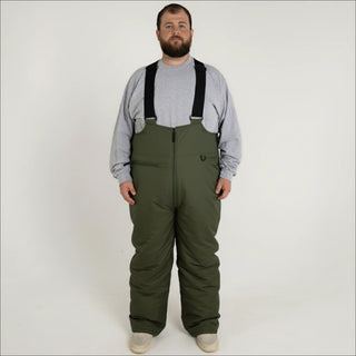 Snow Country Outerwear Mens Big and Tall Insulated Ski Snow Bibs Suspender Pants 2XL-7XL Tall and Regular Length
