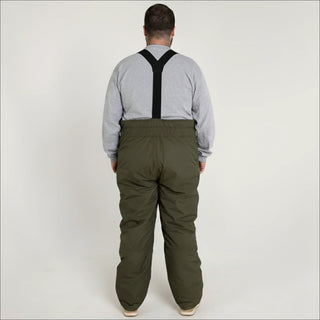 Snow Country Outerwear Mens Big and Tall Insulated Ski Snow Bibs Suspender Pants 2XL-7XL Tall and Regular Length