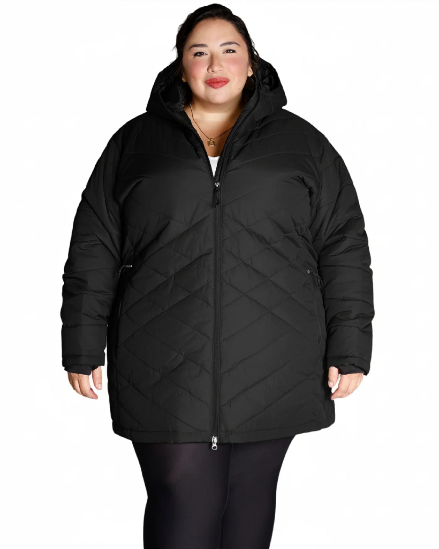 Women's Plus Size 1X-6X Mid Length Juniper Insulated Parka Coat Winter