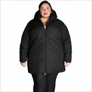 Women's Plus Size 1X-6X Mid Length Juniper Insulated Parka Coat Winter