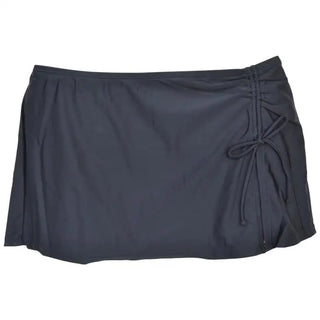Black swim skirt with drawstring from Carole Hochman Women’s Swimsuit Skirtini Separates