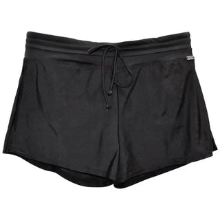 Black swim shorts with drawstring from Heat Women’s Swimsuit Separates Swim Shorts collection