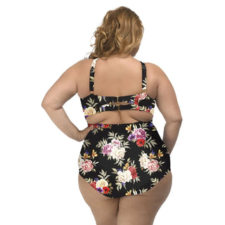 Floral print two-piece swimsuit from Lysa Women’s Plus Size Kylie collection