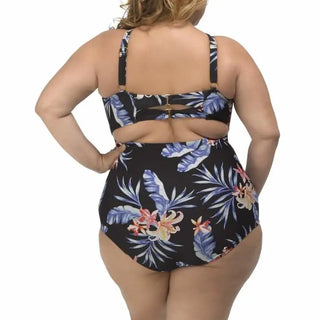 Floral print two-piece swimsuit from Lysa Women’s Plus Size Kylie collection