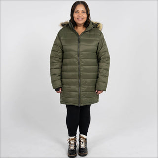 Women’s Plus Size 1X-5X Element Parka Jacket Coat Snow Country Outerwear Winter
