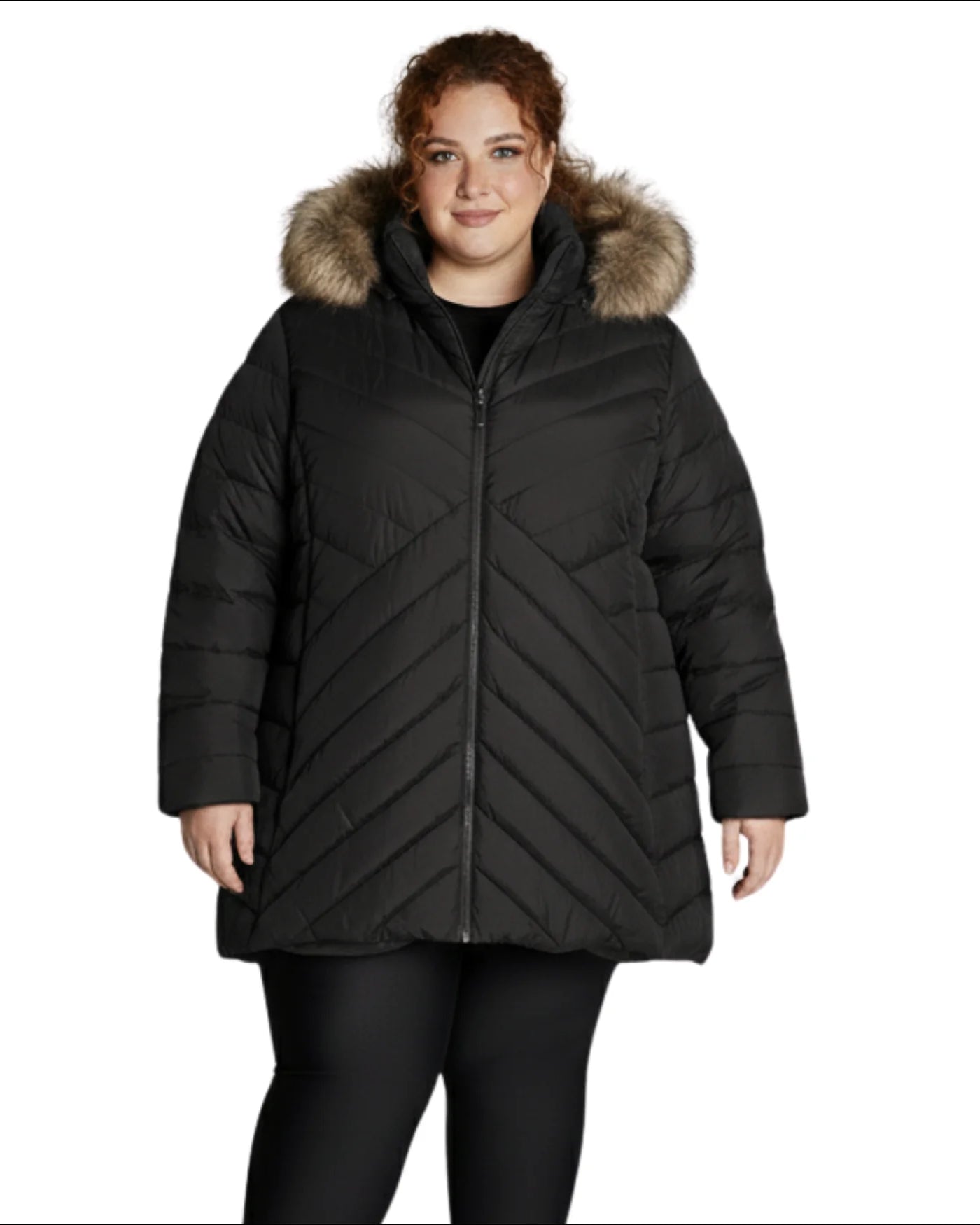 Snow Country Outerwear Women's Plus Size 1X-6X Axtell Parka Hooded Winter Coat Jacket