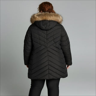 Snow Country Outerwear Women's Plus Size 1X-6X Axtell Parka Hooded Winter Coat Jacket