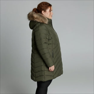 Snow Country Outerwear Women's Plus Size 1X-6X Axtell Parka Hooded Winter Coat Jacket