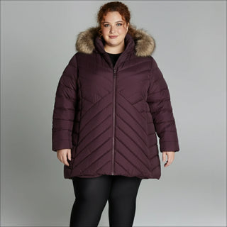 Snow Country Outerwear Women's Plus Size 1X-6X Axtell Parka Hooded Winter Coat Jacket