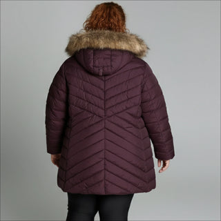 Snow Country Outerwear Women's Plus Size 1X-6X Axtell Parka Hooded Winter Coat Jacket