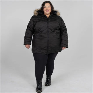 Snow Country Outerwear Women's Plus Size 1X-6X Axtell Parka Hooded Winter Coat Jacket