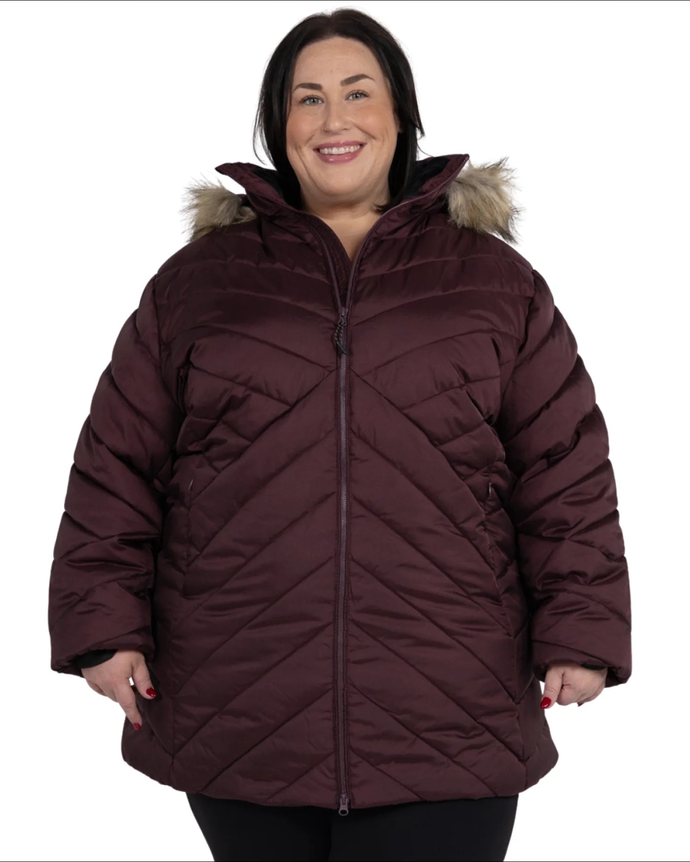 Snow Country Outerwear Women's Plus Size 1X-6X Axtell Parka Hooded Winter Coat Jacket