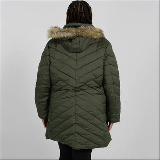 Snow Country Outerwear Women's Plus Size 1X-6X Axtell Parka Hooded Winter Coat Jacket
