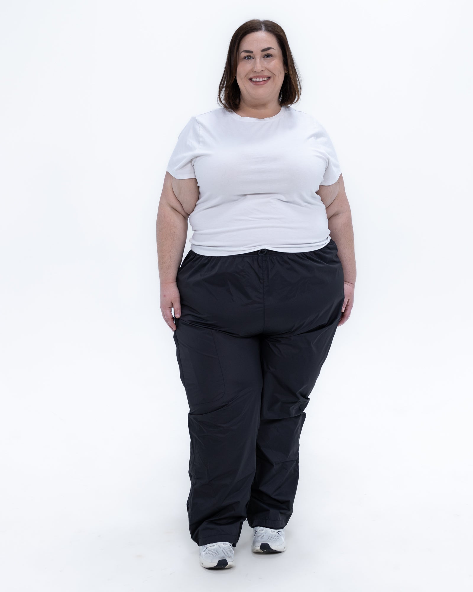 Plus size rain pants black 1