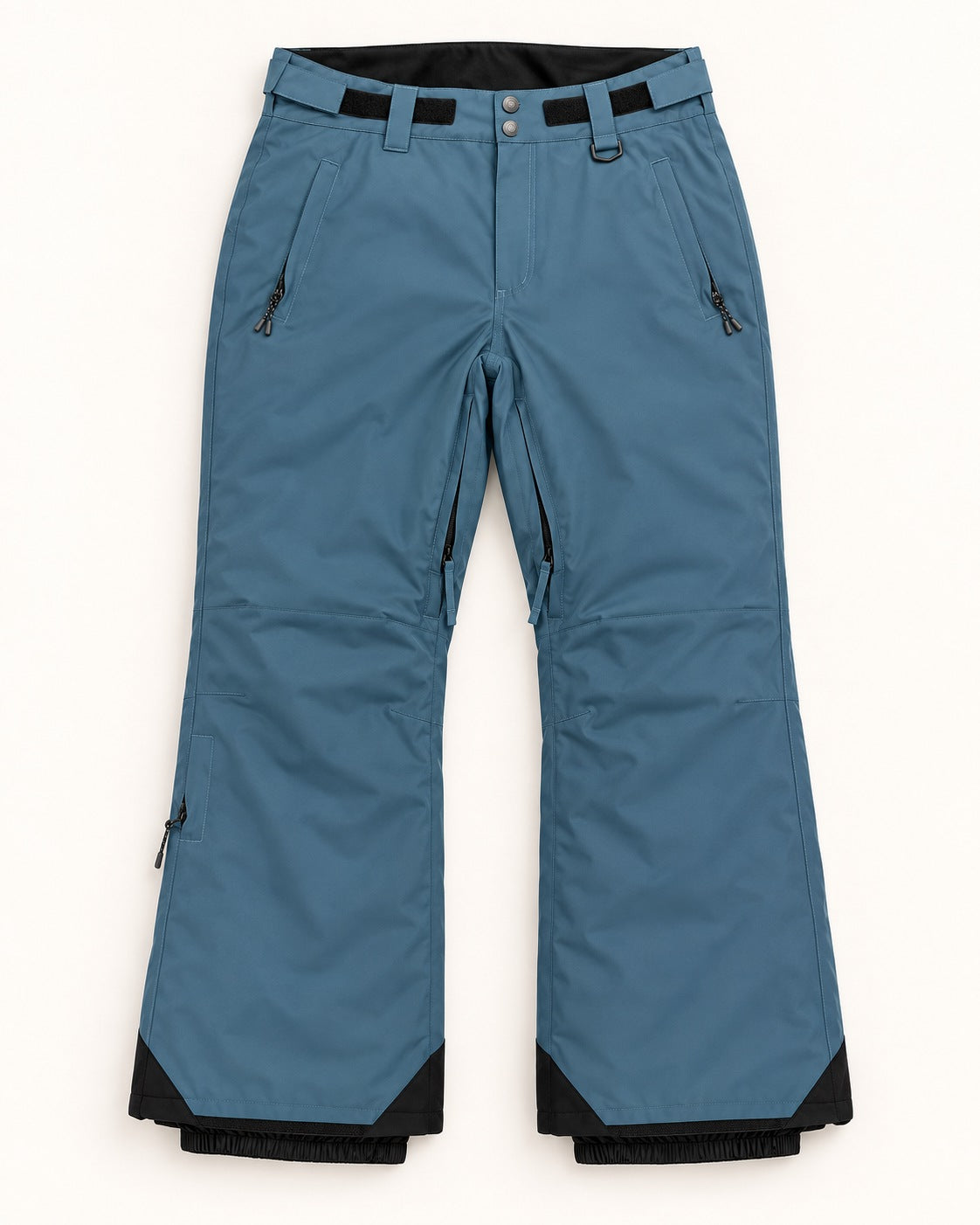 Peacock women's plus size insulated ski pants, sizes 1X to 6X, flat lay, front