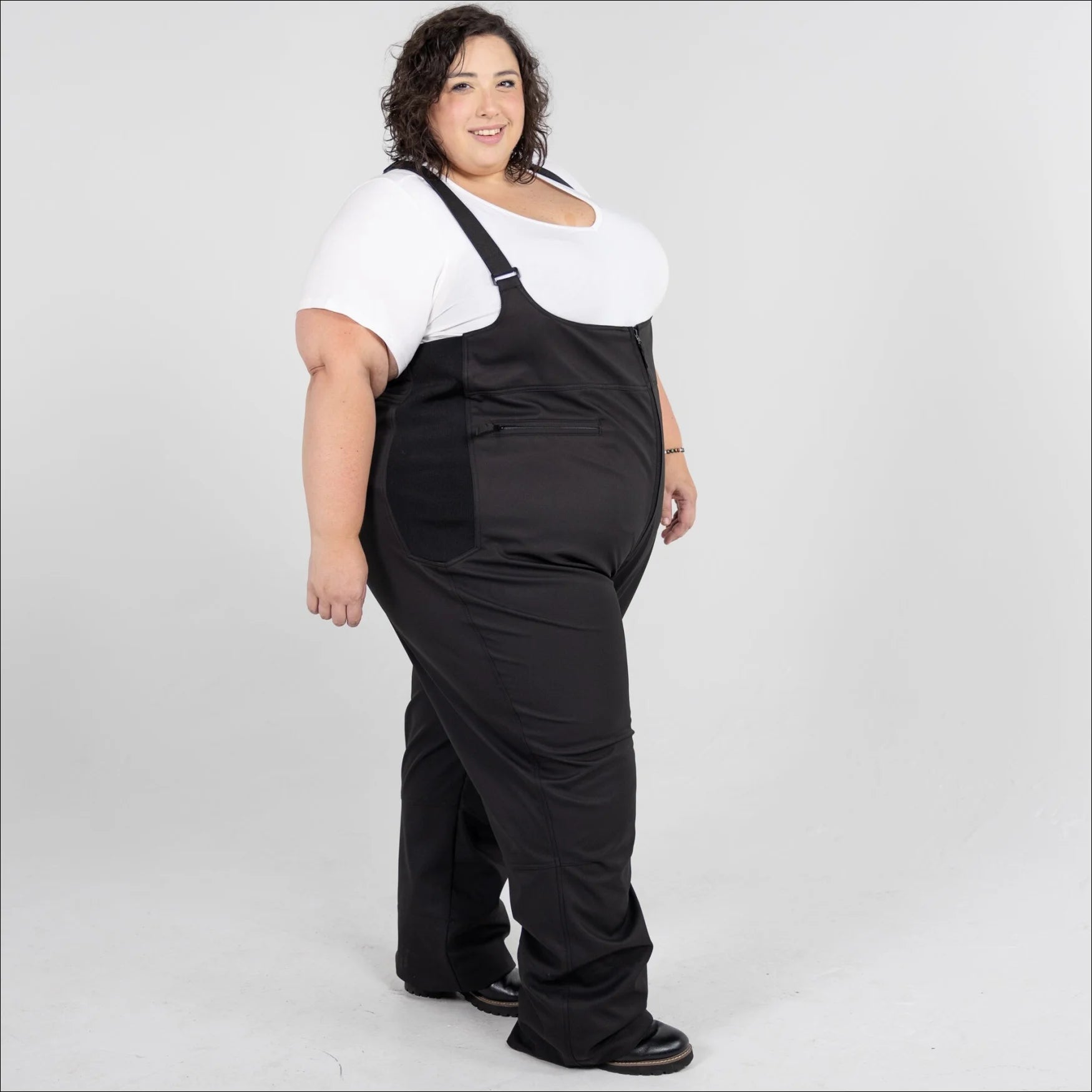 Snow Country Outerwear 1X-6X Plus Size Soft Shell Stretch Ski Snow Bibs Pants