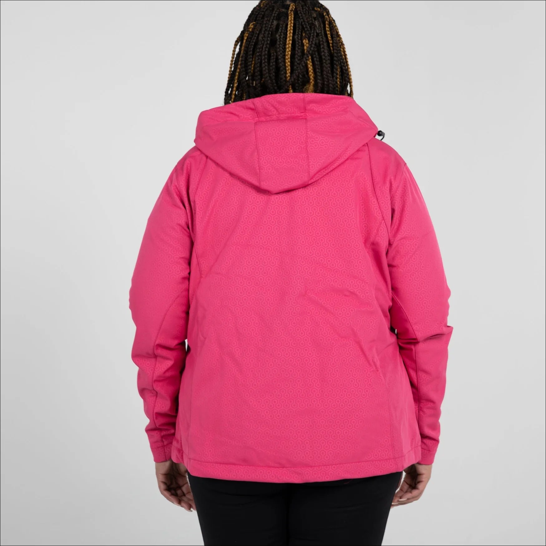 Pulse Womens Plus Size Hooded Soft Shell Jacket 1X CLEARANCE
