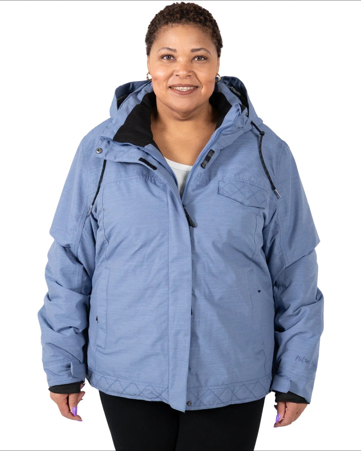 Women’s Plus Size 1X-6X Insulated Snow Board Jacket Ski Coat Winter Sugarcoat Outerwear