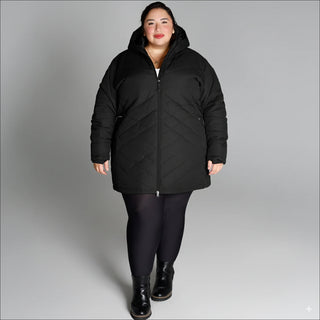 Women's Plus Size 1X-6X Mid Length Juniper Insulated Parka Coat Winter