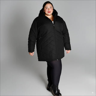 Women's Plus Size 1X-6X Mid Length Juniper Insulated Parka Coat Winter